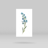 Forget-me-not Temporary Tattoo By Lena Fedchenko (Set of 3)