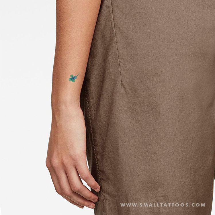 Four Leaf Clover Temporary Tattoo by Zihee (Set of 3)