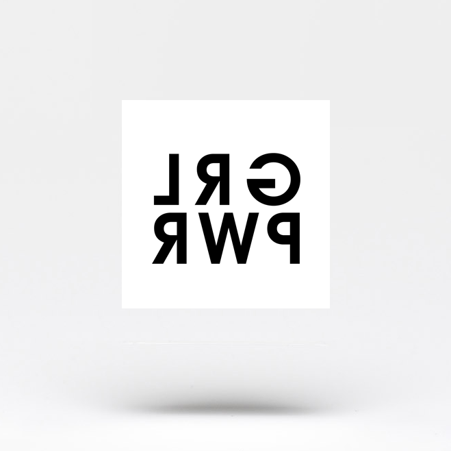 Tatuaje temporal GRL PWR (juego de 3)