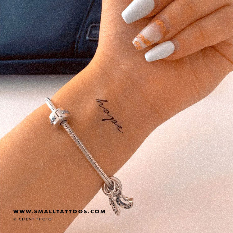 Tatuaje temporal «Esperanza» (juego de 3)