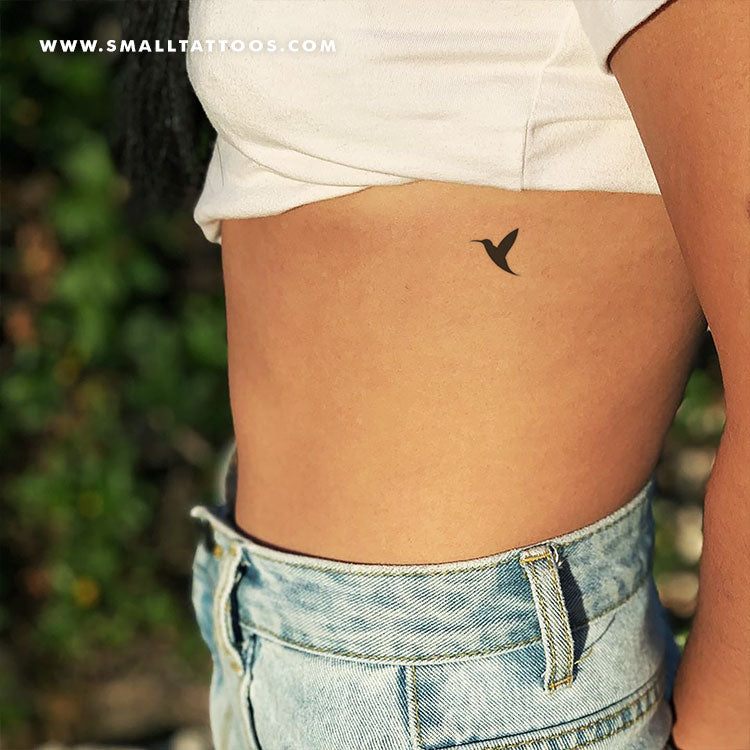 Hummingbird (Left) Temporary Tattoo (Set of 3)