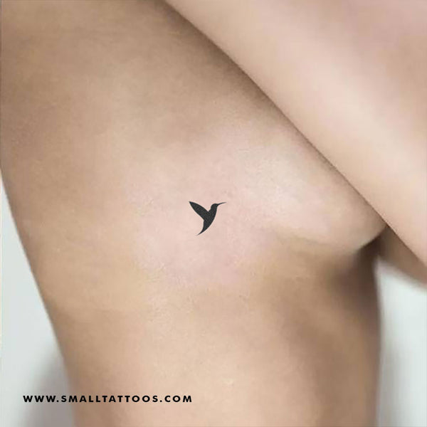 Minimal Hummingbird (Carpe diem) humming bird stylized original tribal  tattoo design