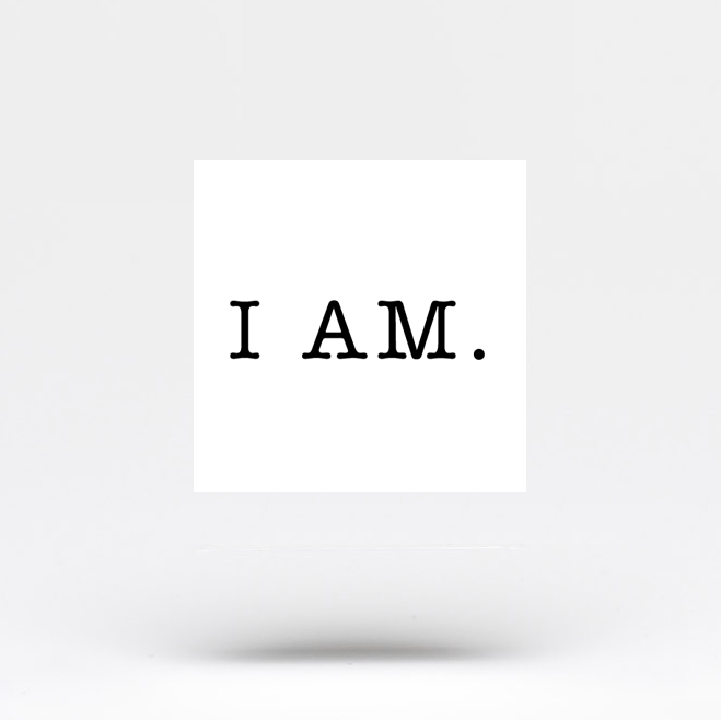 I AM Temporary Tattoo (Set of 3)