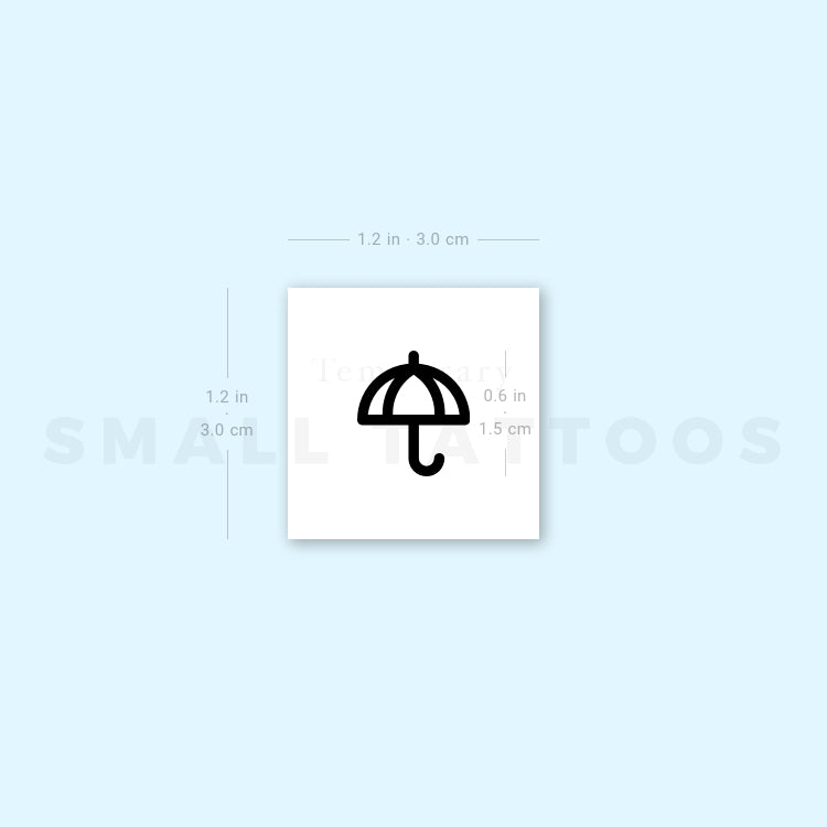 Tatuaje temporal del movimiento Umbrella (juego de 3)