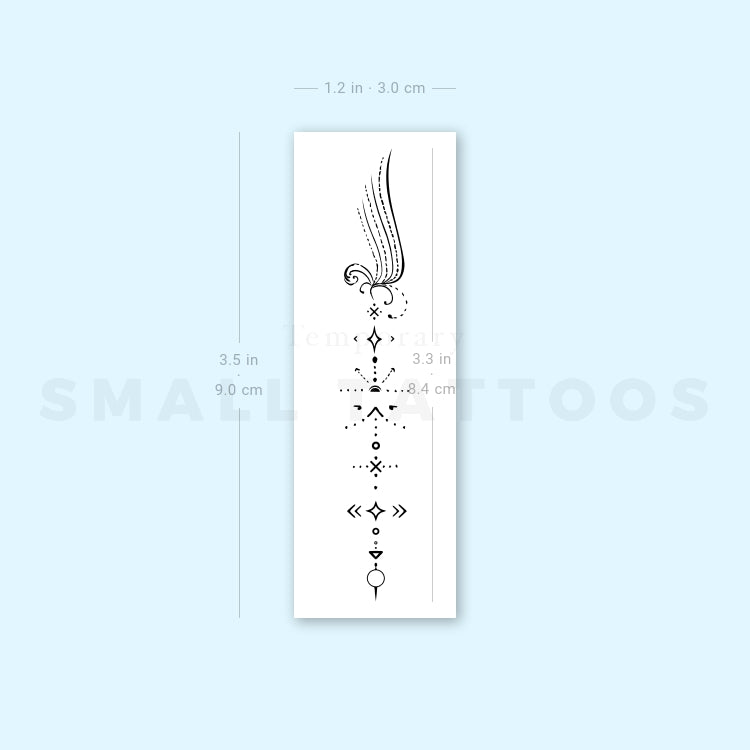 Tatuaje temporal de adorno para el pulgar (juego de 3)