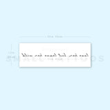 Love Her, But Leave Her Wild Temporary Tattoo - Set of 3