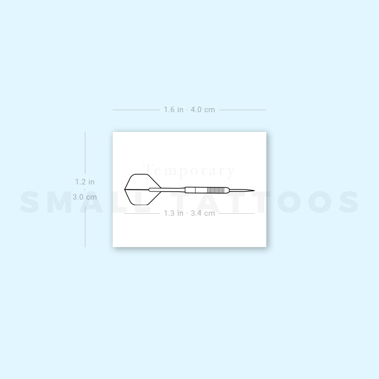 Dart Temporary Tattoo - Set of 3