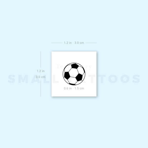 Football Temporary Tattoo - Set of 3