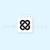 Small Celtic Love Knot Temporary Tattoo - Set of 3