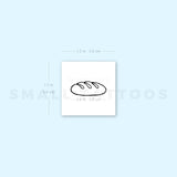 Baguette Temporary Tattoo - Set of 3