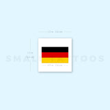 Germany Flag Temporary Tattoo - Set of 3