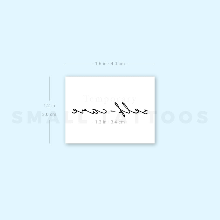 Self-care Temporary Tattoo (Set of 3)