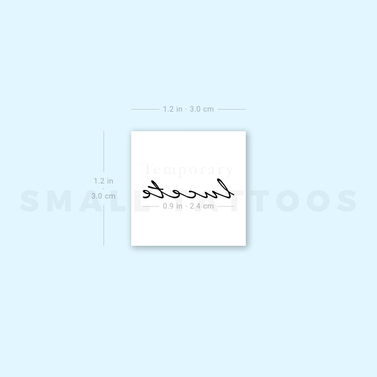 Lucete Temporary Tattoo (Set of 3)