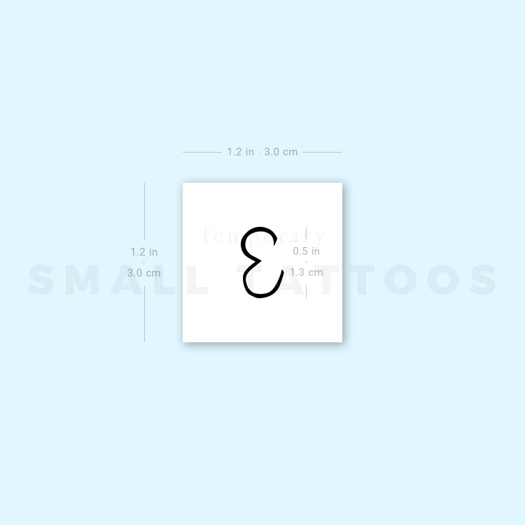 3 Temporary Tattoo - Set of 3