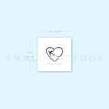 Love For Travel Temporary Tattoo (Set of 3)