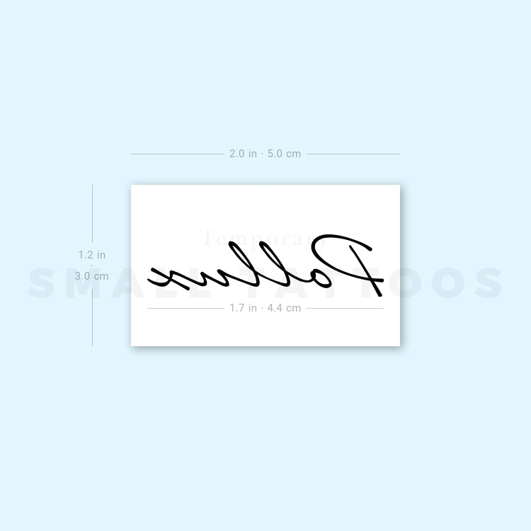 Pollux Temporary Tattoo (Set of 3)