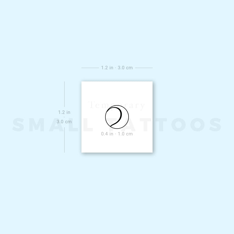 Tennis Ball Temporary Tattoo - Set of 3