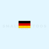 Germany Flag Temporary Tattoo - Set of 3
