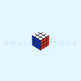 Rubik's Cube Temporary Tattoo - Set of 3