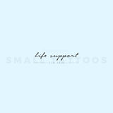 Life Support Temporary Tattoo (Set of 3)