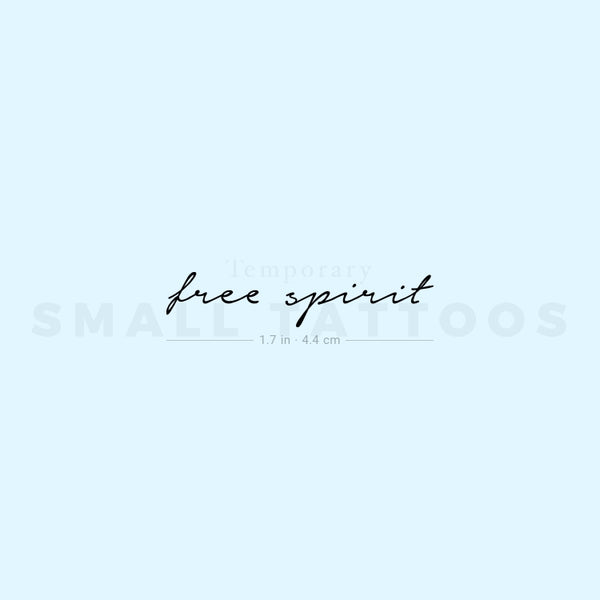 Free Spirit Temporary Tattoo (Set of 3)