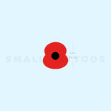 Remembrance Poppy Temporary Tattoo - Set of 3