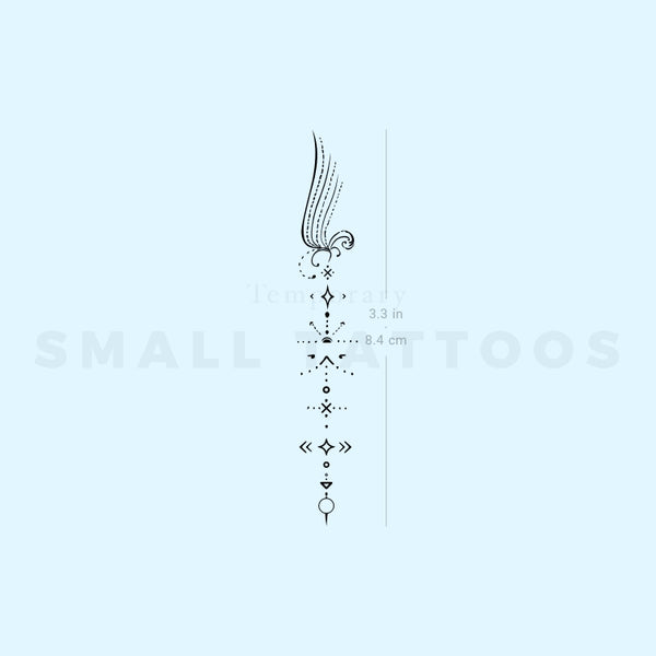 Thumb Ornament Temporary Tattoo (Set of 3)
