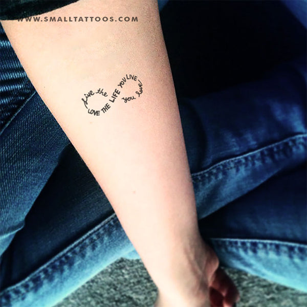 Infinity sign tattoo | Temporary tattoos - minink