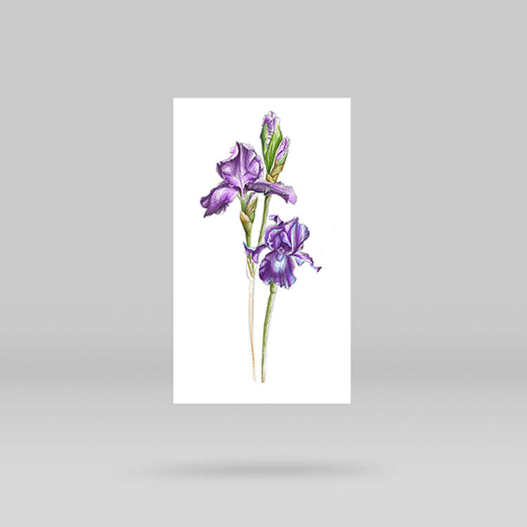 Iris Temporary Tattoo by Mini Lau (Set of 3)