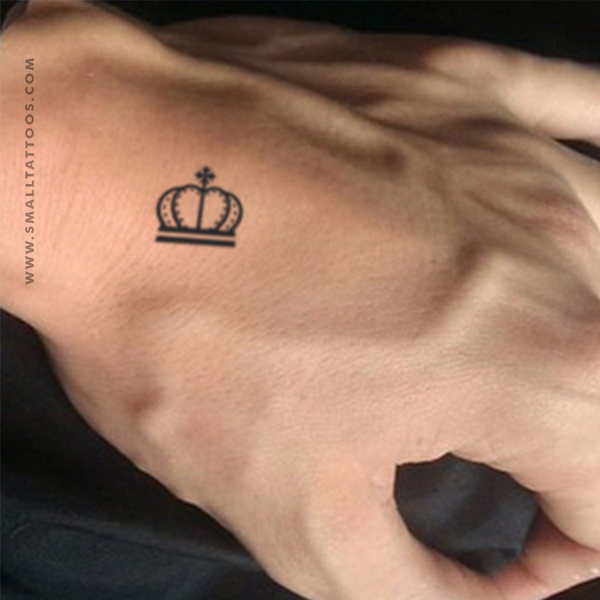 King Crown Temporary Tattoo (Set of 3)