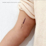 Lavender Temporary Tattoo By Lena Fedchenko (Set of 3)