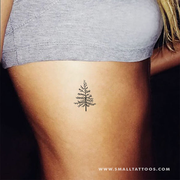 Pine Tree Temporary Tattoo (Set of 3)