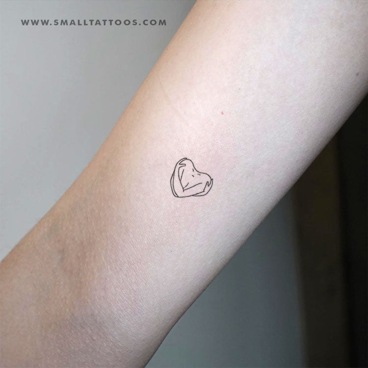 Love Myself Symbol Temporary Tattoo - Set of 3