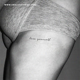 Love Yourself Temporary Tattoo (Set of 3)