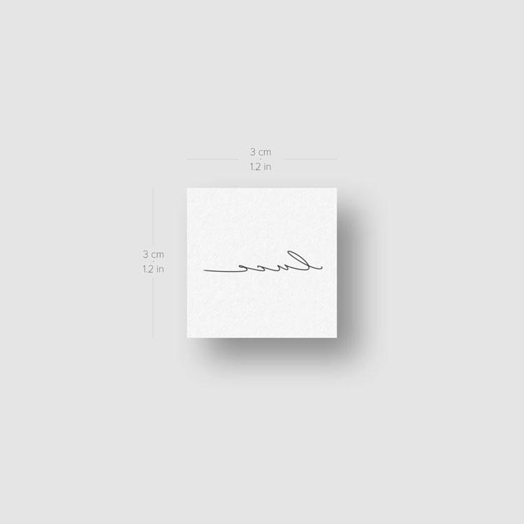 Tatuaje temporal 'Luce' de Jakenowicz - Juego de 3