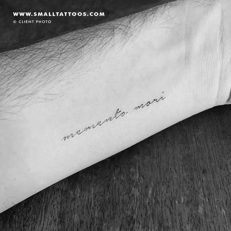 Memento Mori Temporary Tattoo (Set of 3) – Small Tattoos