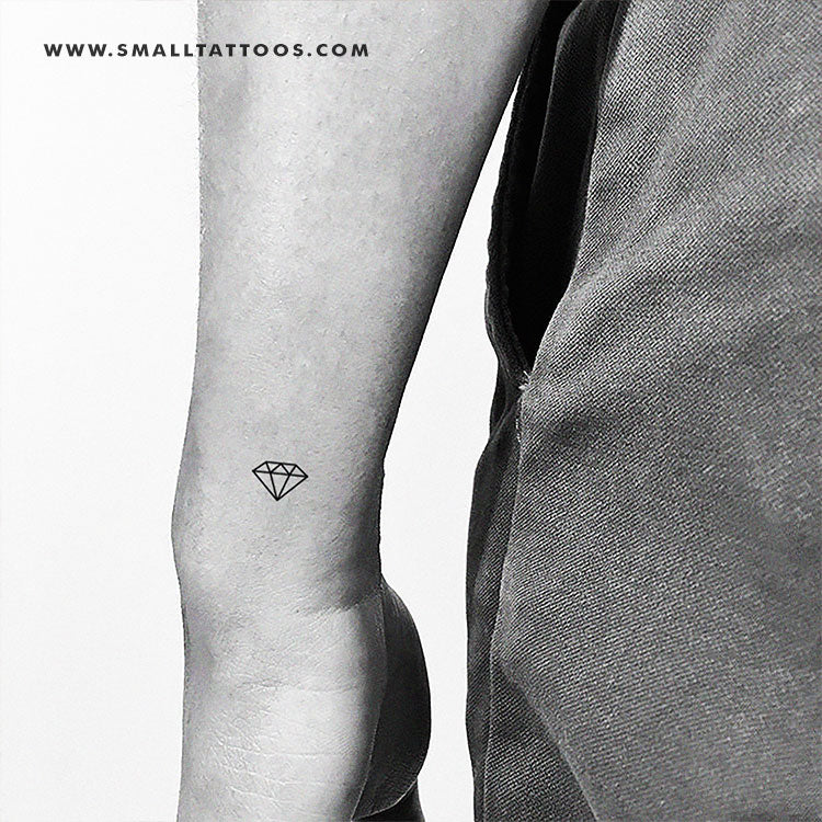 Minimalist Diamond Temporary Tattoo (Set of 3)