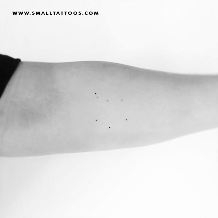 Minimalist Libra Constellation Temporary Tattoo (Set of 3)
