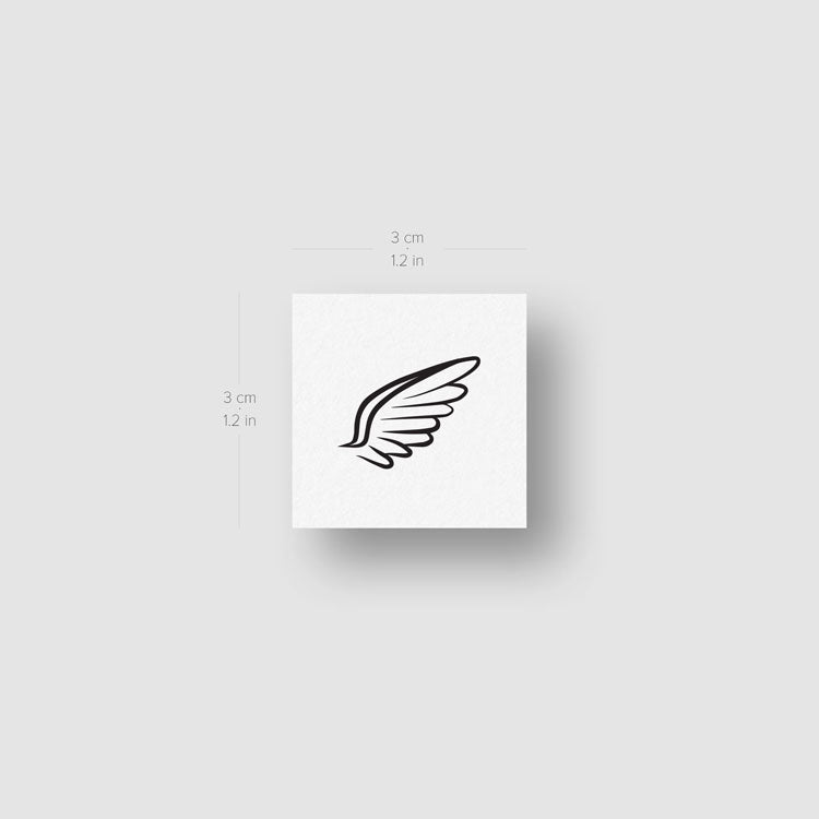 Wings Temporary Tattoos (Set of 3+3)