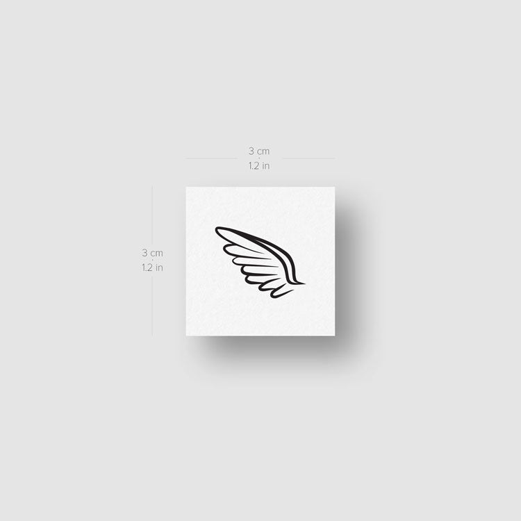 Wings Temporary Tattoos (Set of 3+3)