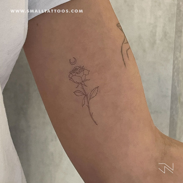 Flower 🌼 fine line tattoo with cool flow . For Appointment please dm me.  #flowertattoos #finelinetattoo #tattoo #tattooartist #bl... | Instagram