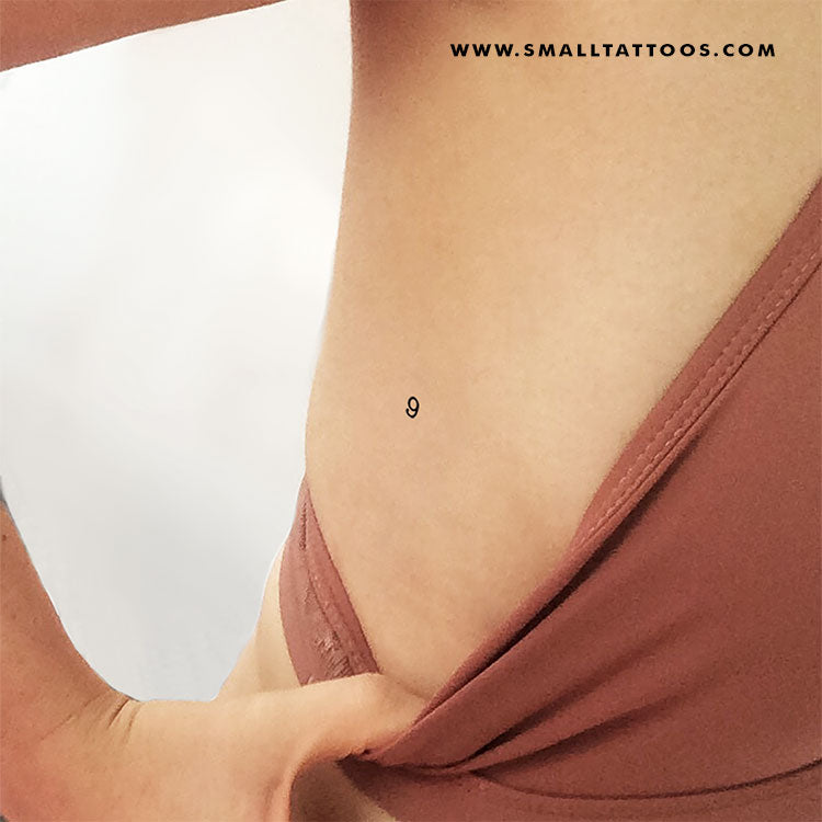 0-9 Number Temporary Tattoo (Set of 3)