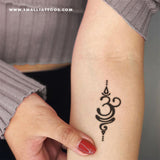 Sanskrit Symbol for Breathe Temporary Tattoo (Set of 3)