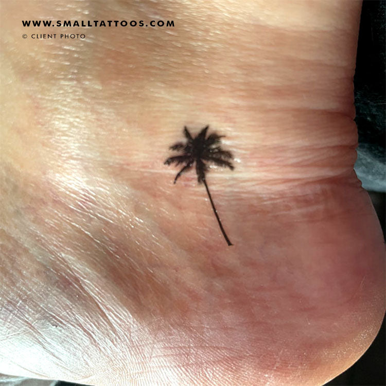 Small Palm Tree Temporary Tattoo (Set of 3)