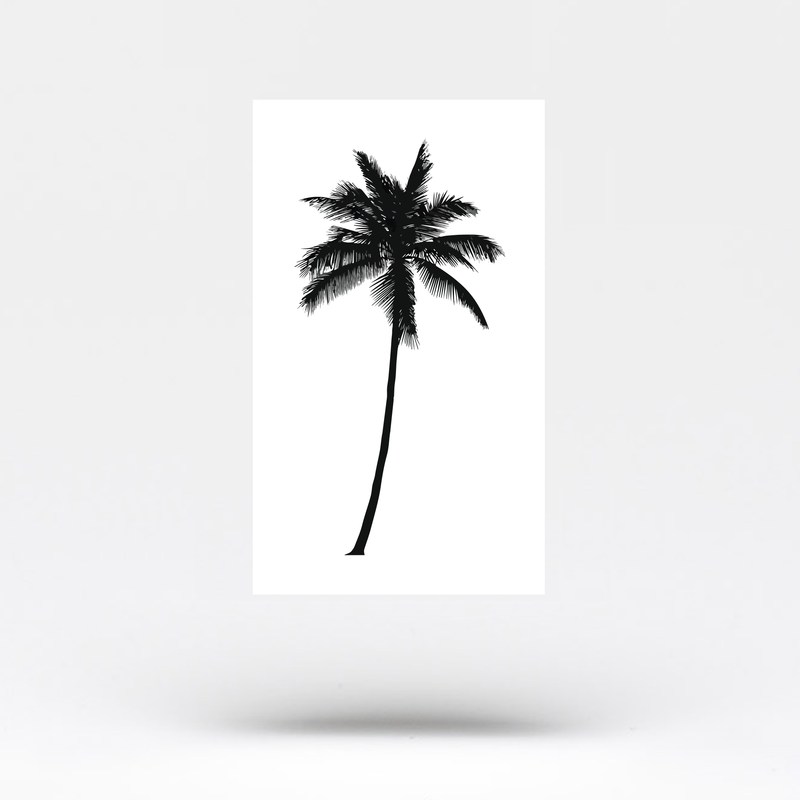 Small Palm Tree Temporary Tattoo - Set of 3 – Tatteco