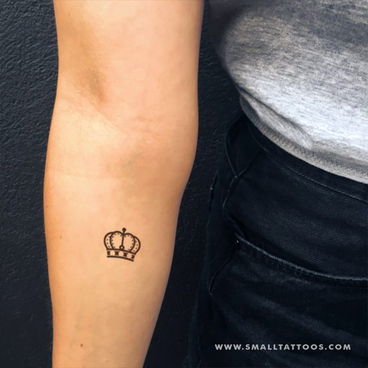 Tatuaje temporal de corona de reina (juego de 3)