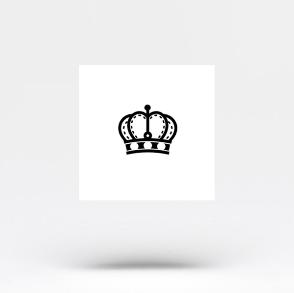 Queen Crown Temporary Tattoo (Set of 3)