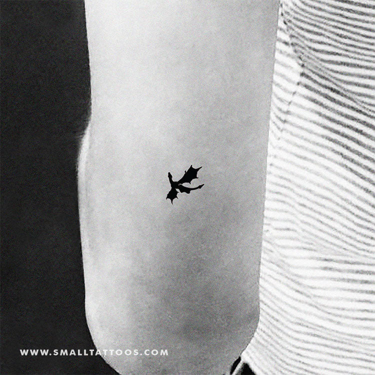 Black Dragon Temporary Tattoo (Set of 3)