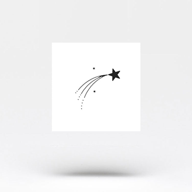Little Shooting Star Temporary Tattoo (Set of 3)