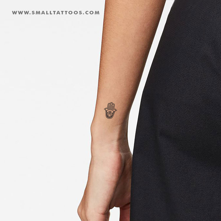 Small Hamsa Temporary Tattoo (Set of 3)